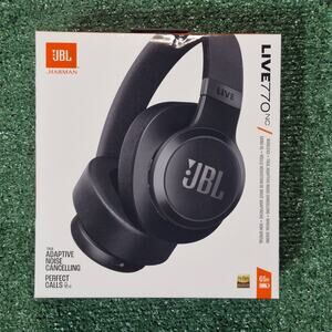 JBL Live 770NC Headphones Unisex Over‑Ear Black ANC 65hr Battery